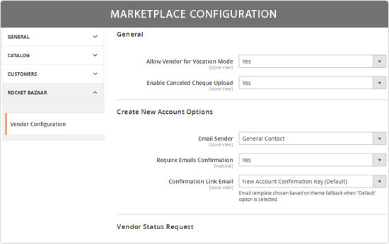 Market-Place-Configuration